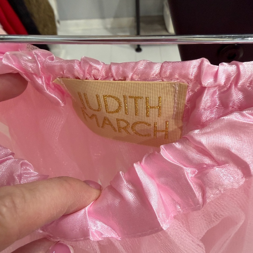Judith March Blush Ruffle Skirt